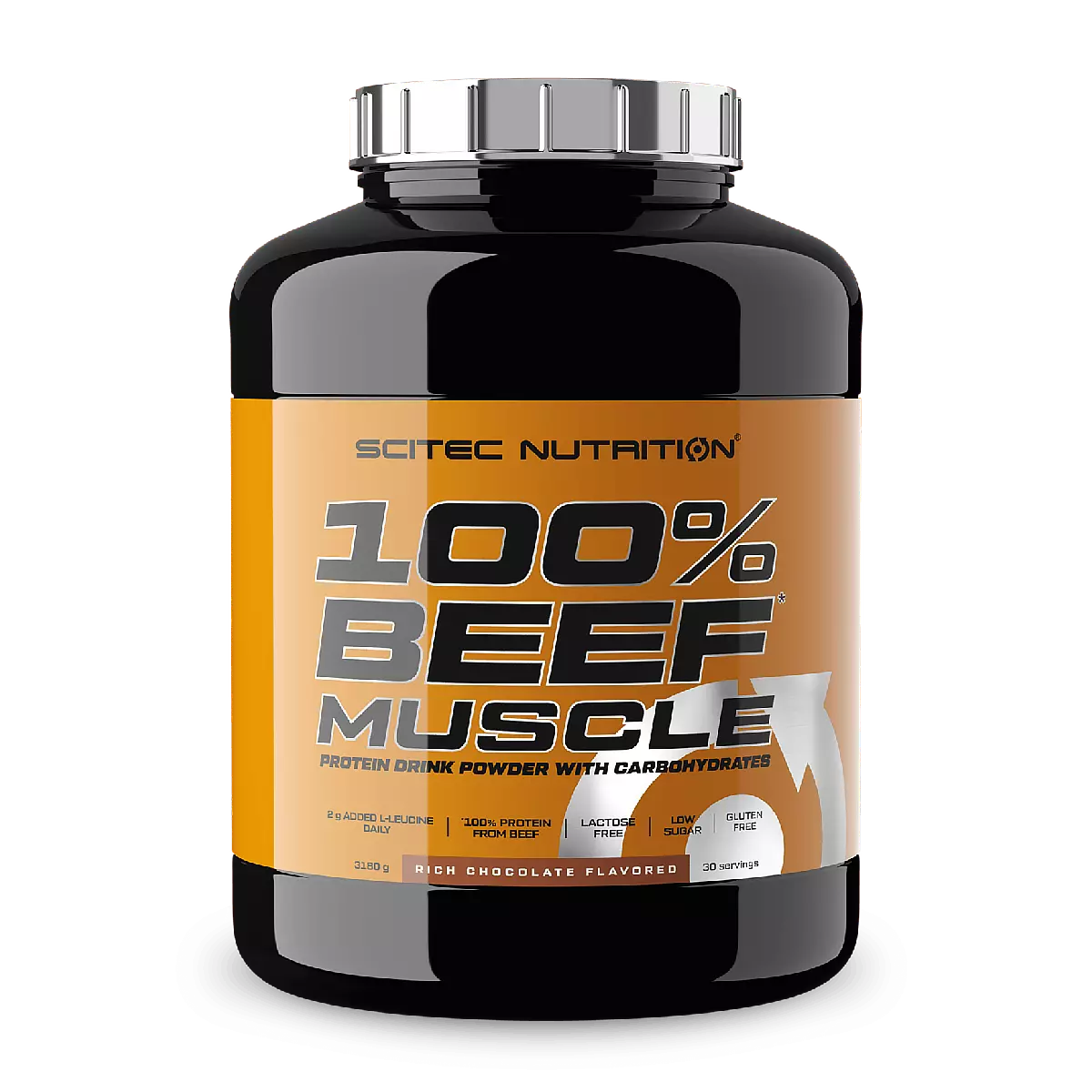 100% Beef Muscle Scitec - 3180g Sabor Chocolate