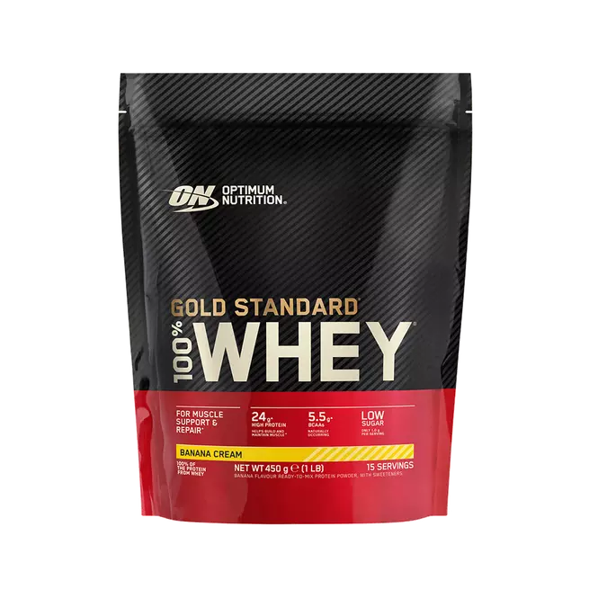100% Whey Gold Standard – Banana Cream – 450g – Optimum Nutrition