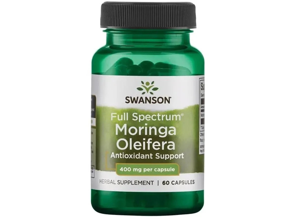 Full Spectrum Moringa oleifera 400 mg – 60 cápsulas – Swanson