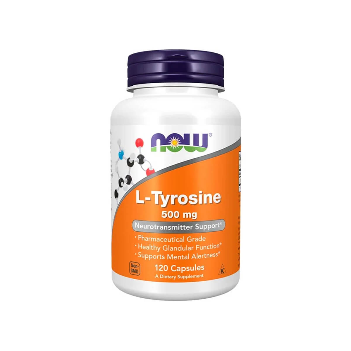 L-Tyrosine – 500mg – 120 Cápsulas – Now Foods