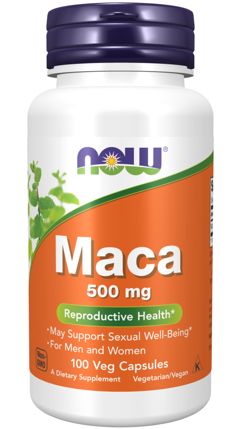 Maca 500mg - 100 Cápsulas - NOW Foods