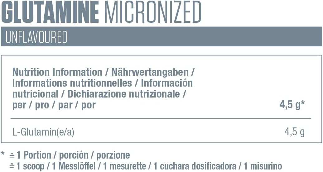 Dymatize Glutamine Micronized Unflavoured - 400g