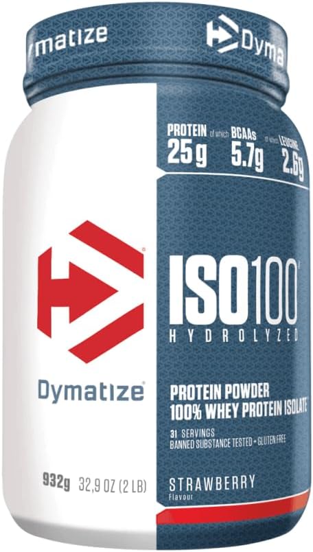 Dymatize ISO 100 - 932g - Strawberry