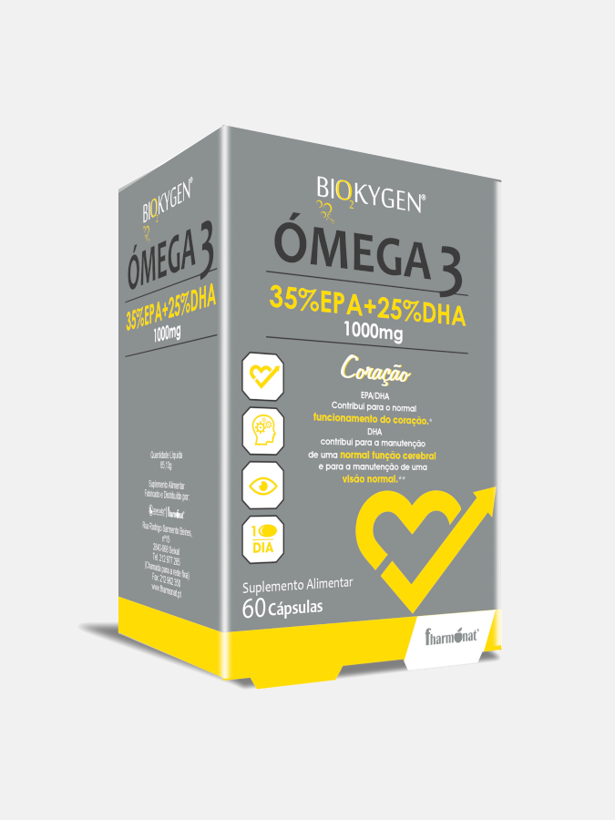 Biokygen Ómega 3 1000mg – 60 cápsulas – Fharmonat