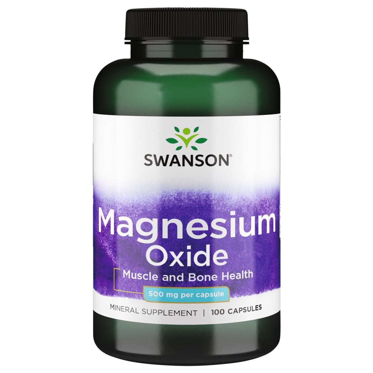 Swanson Magnésio 200mg – 250 Cápsulas – Relaxamento, Ossos e Energia Muscular