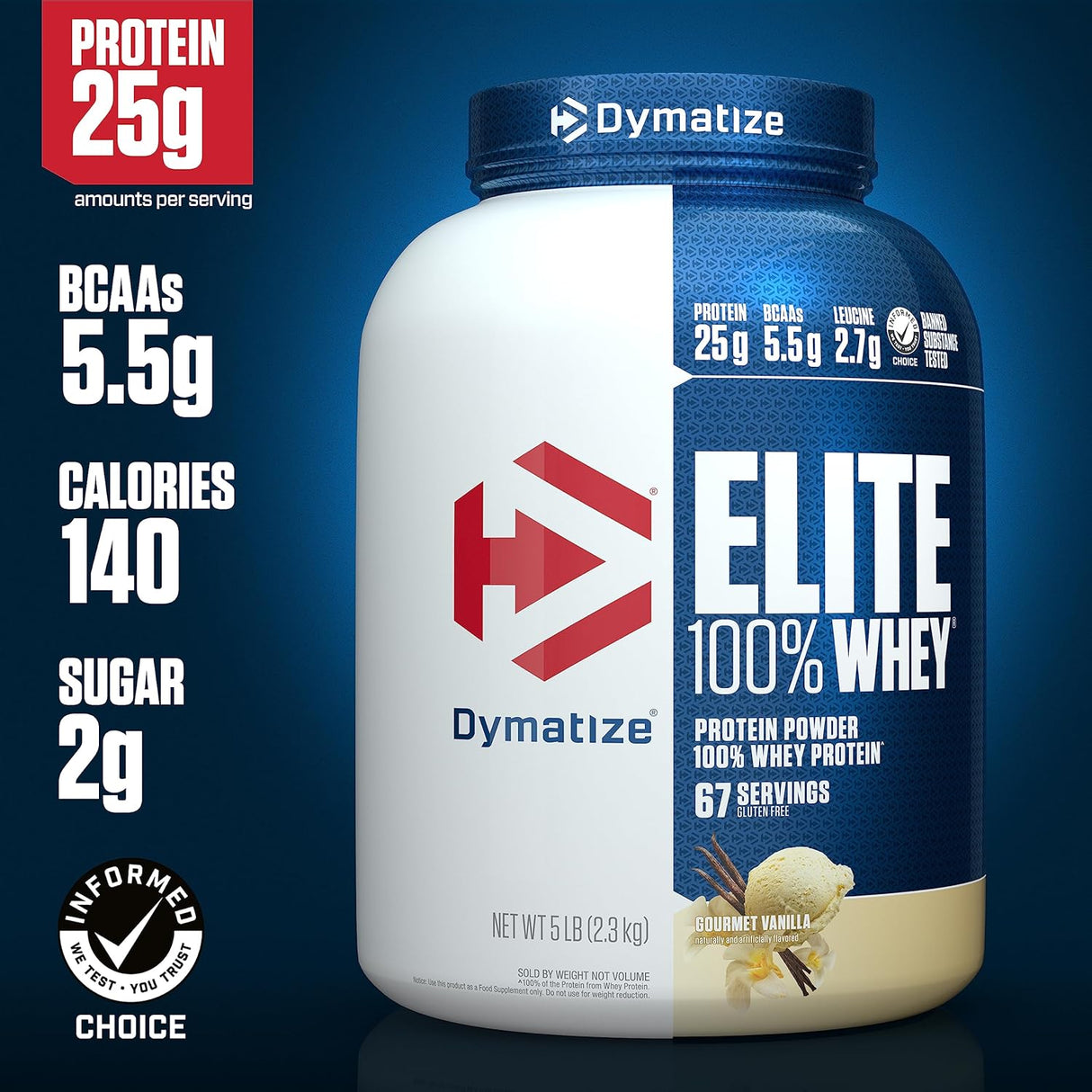 Dymatize Elite Whey - 2,17kg - Vanilla