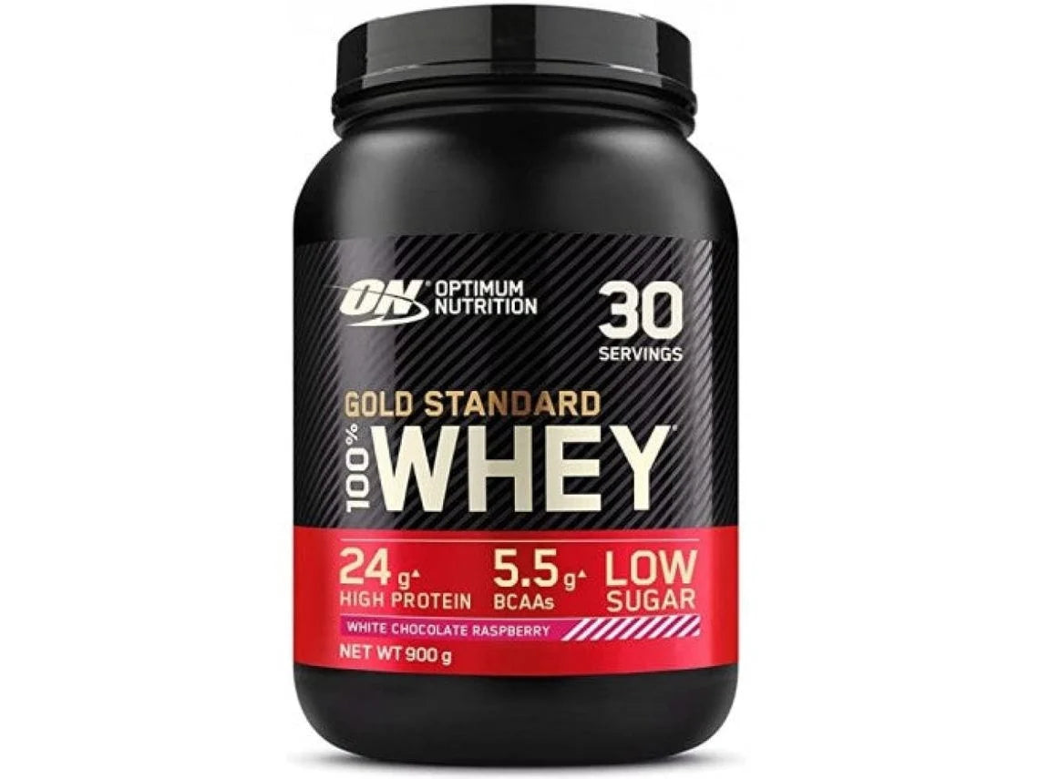 100% Whey Gold Standard – White Chocolate Raspberry – 900g – Optimum Nutrition