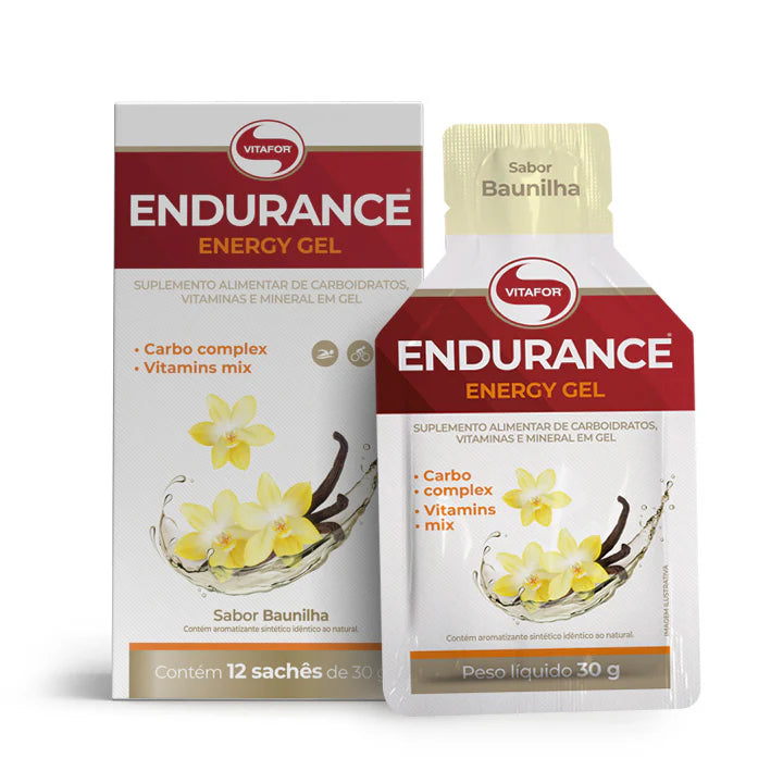Endurance Caffeine Gel Vitafor - 30g Sabor Baunilha UNI
