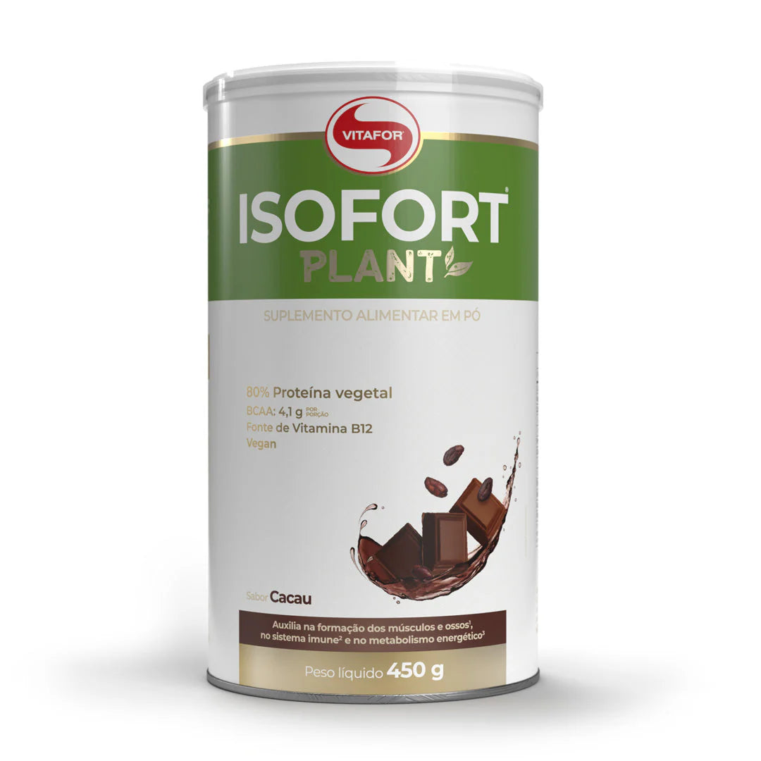 Isofort Plant Vitafor - 450g Sabor Cacau