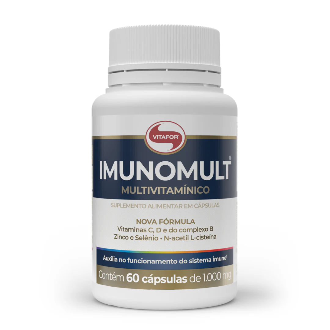Imunomult Multivitamínico Vitafor - 60 Cápsulas