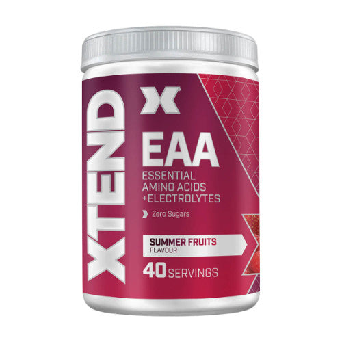 XTEND EAA (296g) Sabor Frutos de Verão | Aminoácidos Essenciais Completos (EAA) + Eletrólitos | Recuperação e Hidratação Máxima
