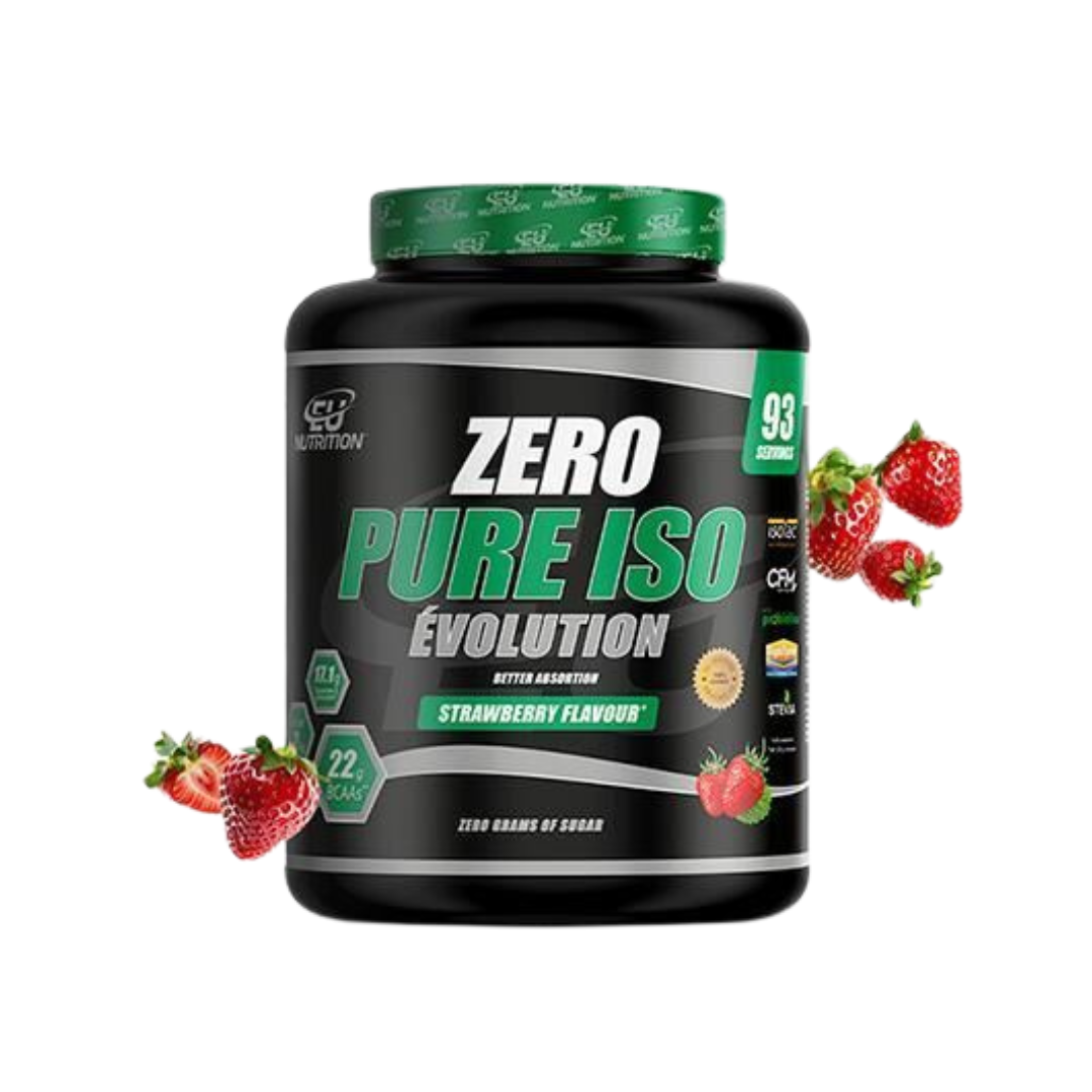 Zero Pure ISO Évolution Eu Nutrition - 2kg Sabor Strawberry