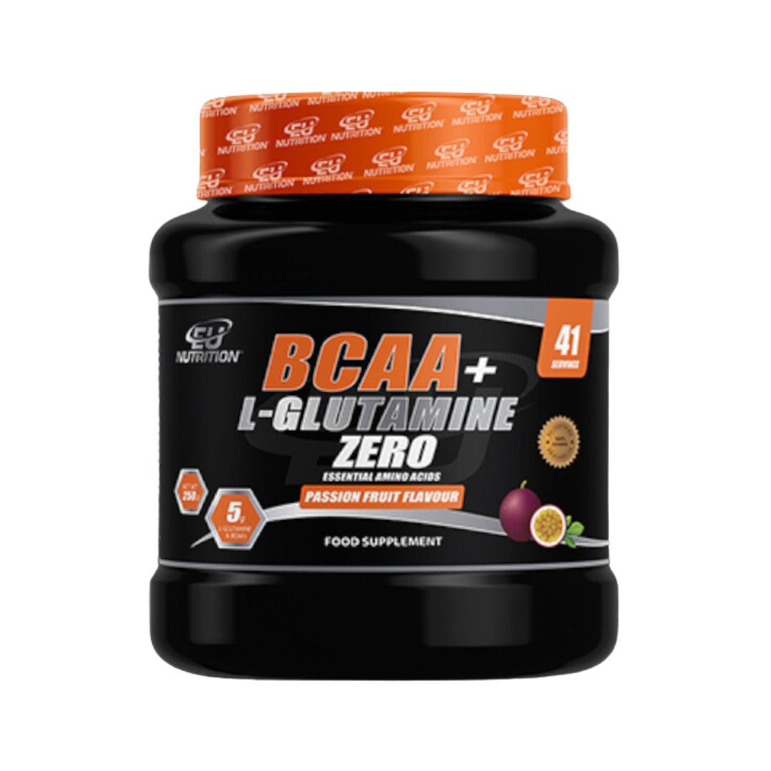 BCAA + L-Glutamine Zero Eu Nutrition - 250g Sabor Passion Fruit