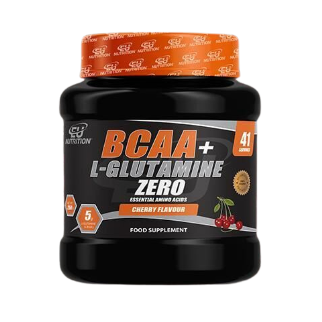 BCAA + L-Glutamine Zero Eu Nutrition - 250g Sabor Cherry
