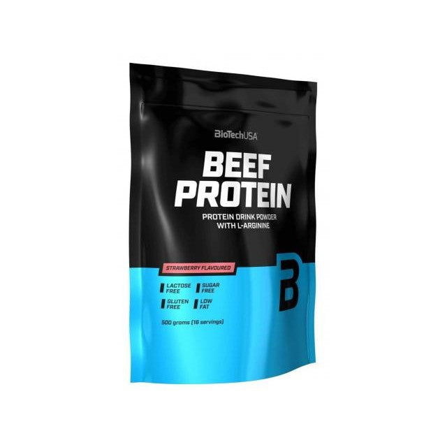 Beef Protein Biotech - 500g Sabor Morango