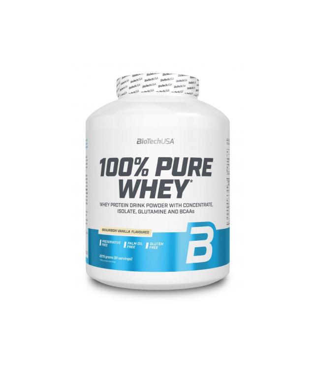 100% Pure Whey Biotech - 2270g Sabor Bourbon Vanilla