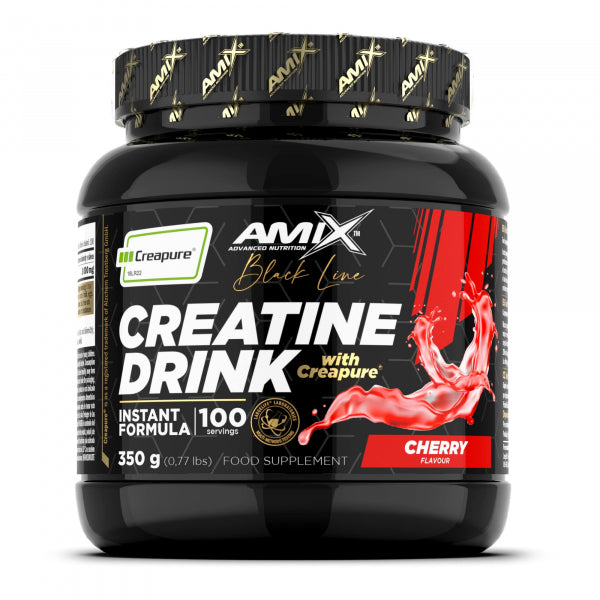 AMIX Creatine Creapure® (350g) Sabor Cereja | Creatina Monohidratada de Máxima Pureza para Força e Potência