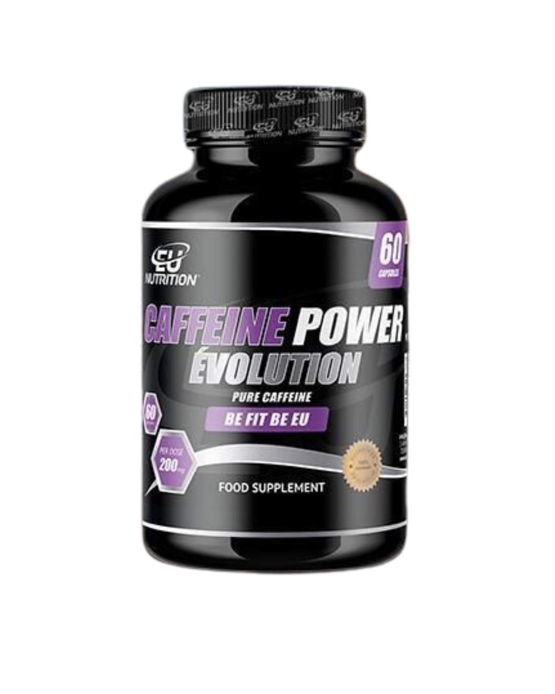 Caffeine Power Évolution Eu Nutrition - 60 Cápsulas