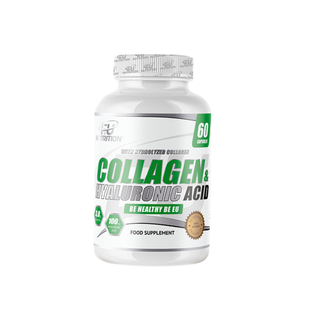 Colagénio e Ácido Hialurónico Eu Nutrition - 60 Cápsulas
