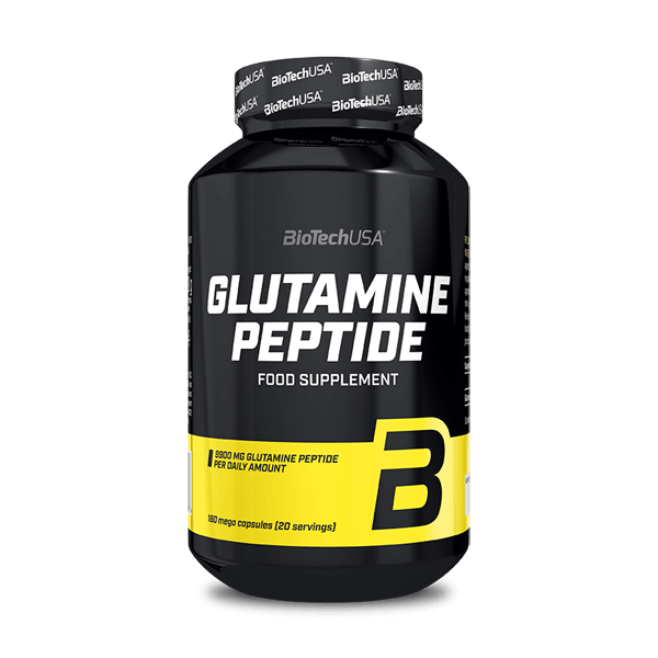 Glutamine Peptide – 180 Cápsulas – BiotechUSA