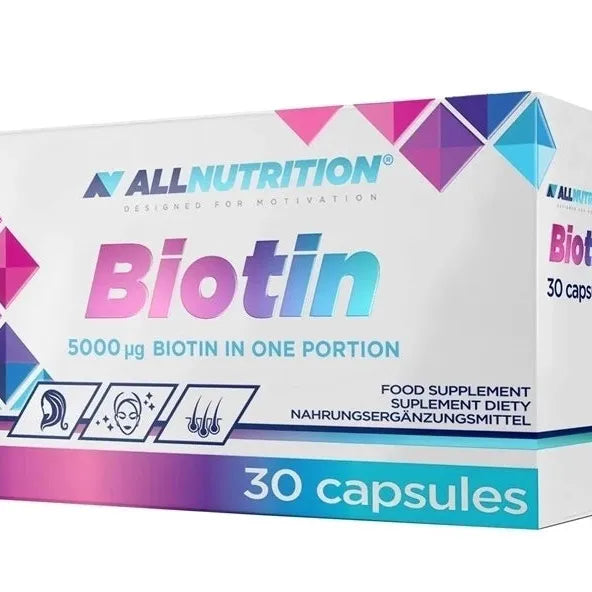 Biotina 5000mcg  - 30 cápsulas - AllNutrition