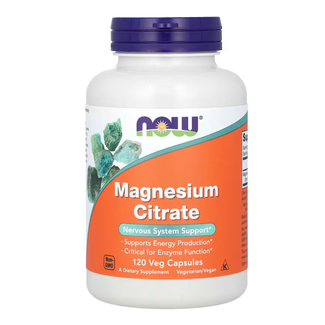 Magnesium Citrate NOW Foods - 120 Cápsulas
