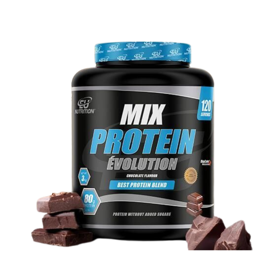Mix Protein Évolution Eu Nutrition - 3kg Sabor Chocolate