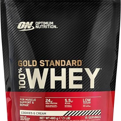 Whey Gold Standard 100% - 450g - Cookies & Cream - Optimum Nutrition