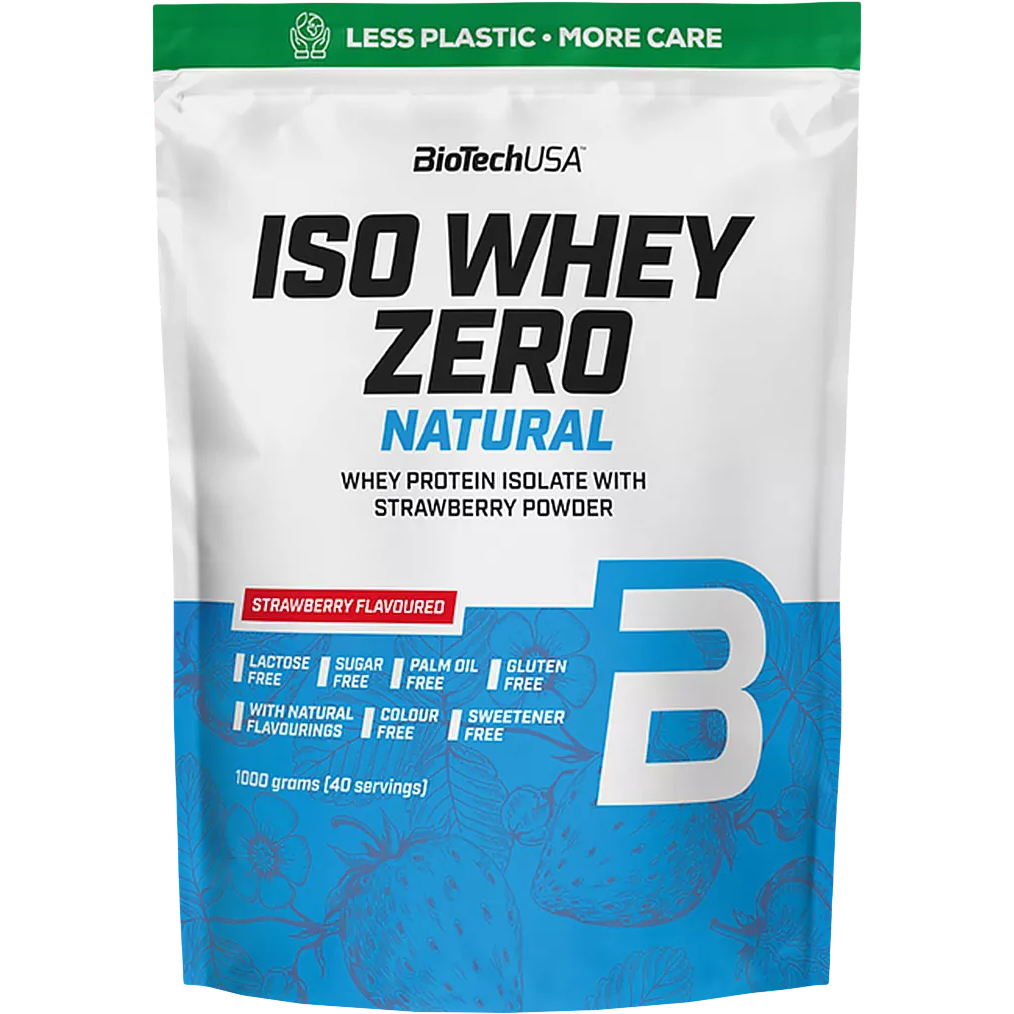 Iso Whey Zero Natural – Strawberry – 1000g – BiotechUSA