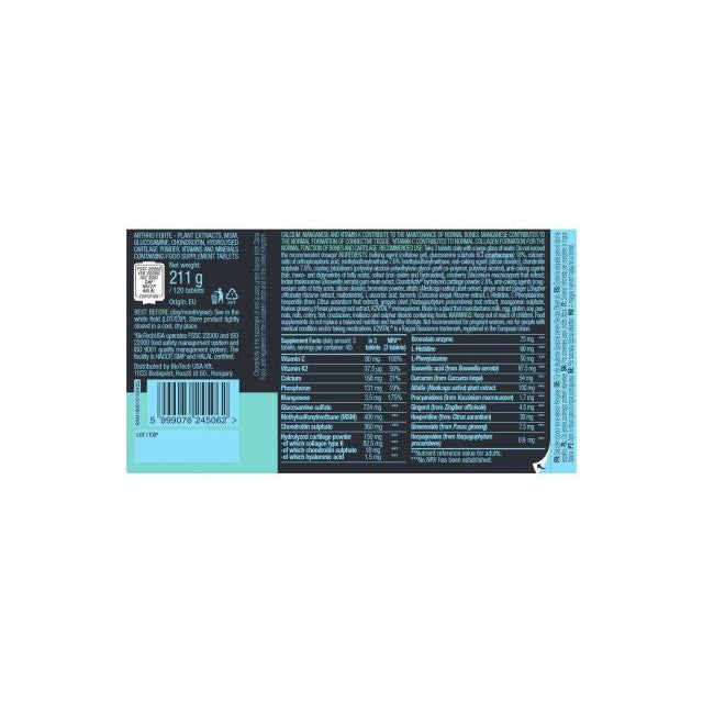 Arthro Forte Biotech - 120 Cápsulas