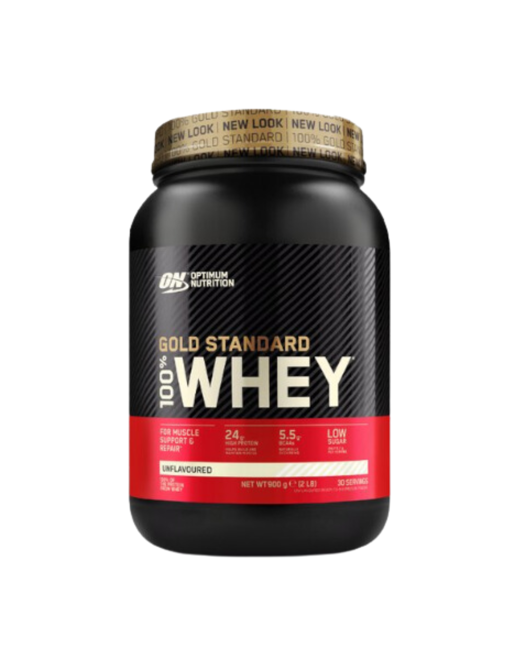 100% Whey Gold Standard Unflavoured - 900g - Optimum Nutrition