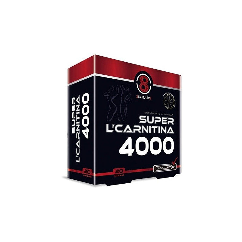 FHARMONAT Super L-Carnitina 4000 - 20 Ampolas Líquidas | Fórmula Ultra-Concentrada para Queima de Gordura e Energia
