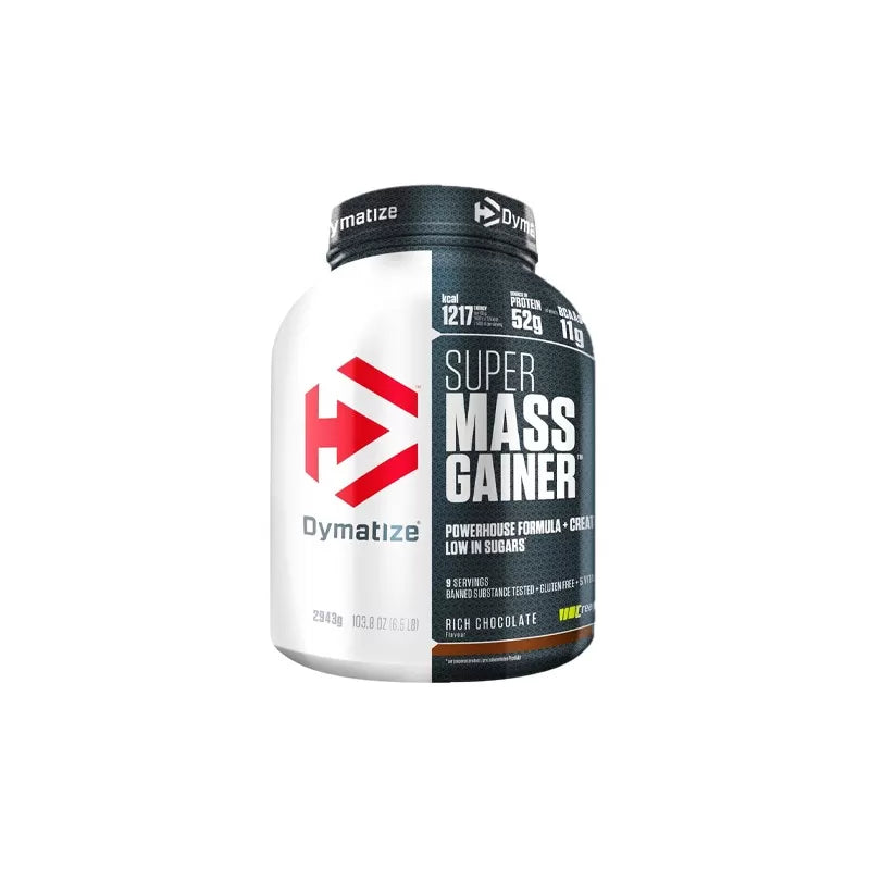DYMATIZE Super Mass Gainer (2,943kg) Sabor Chocolate | Hipercalórico para Máximo Ganho de Massa, Força e Peso