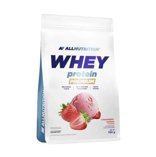 Whey Protein Premium AllNutrition - Sabor Morango - 908g
