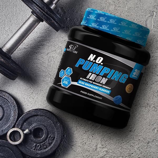 Pumping Iron 375 g Blue Raspberry Eu Nutrition