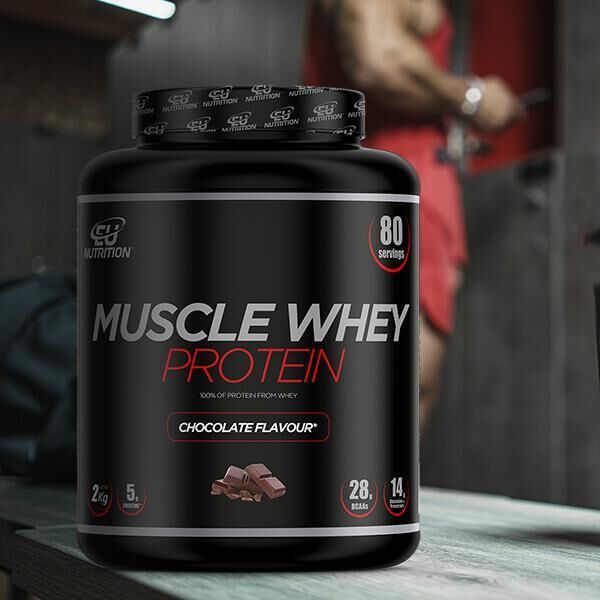 Muscle Whey Protein 2 Kg Chocolate Eu Nutrition