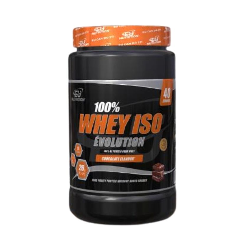 100% Whey Isolate Évolution Eu Nutrition - 1kg Sabor Chocolate