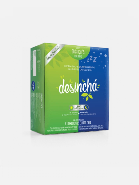 Desinchá Dia e Noite - Kit com 60 Sachês