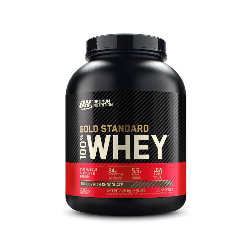 Optimum Nutrition 100% Whey Gold Standard - 2.26kg Sabor Double Rich Chocolate