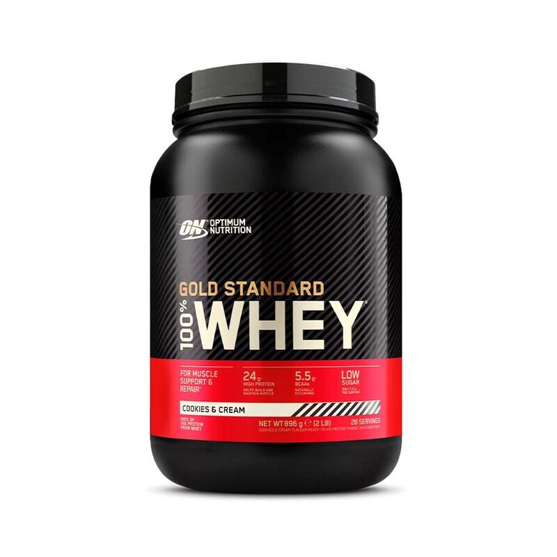 Optimum Nutrition 100% Whey Gold Standard - 908g Sabor Cookies & Cream