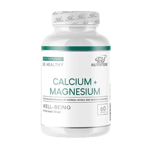 Calcium + Magnesium Eu Nutrition - 60 Cápsulas