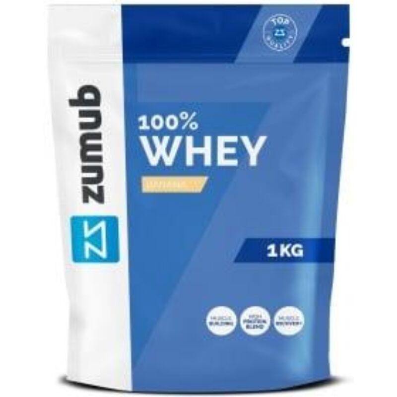 100% Whey Zumub - 1kg Sabor Banana