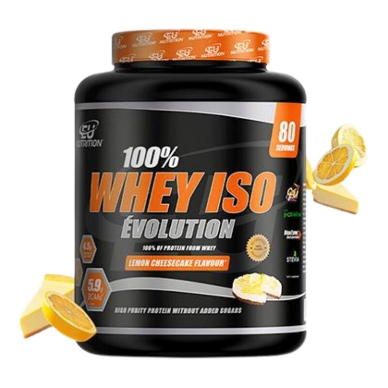 100% Whey Isolate Évolution Eu Nutrition - 2kg Sabor Lemon Cheesecake