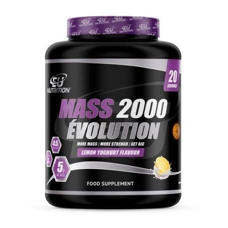 Mass Évolution 2000 Eu Nutrition - 3kg Sabor Lemon Yoghurt