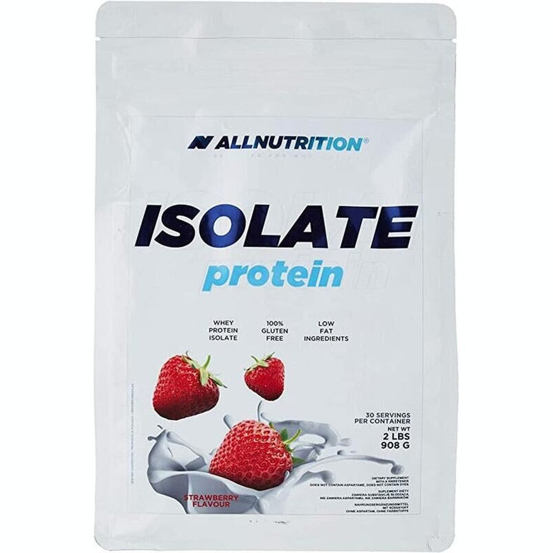 Isolate Whey AllNutrition - Sabor Morango - 908g