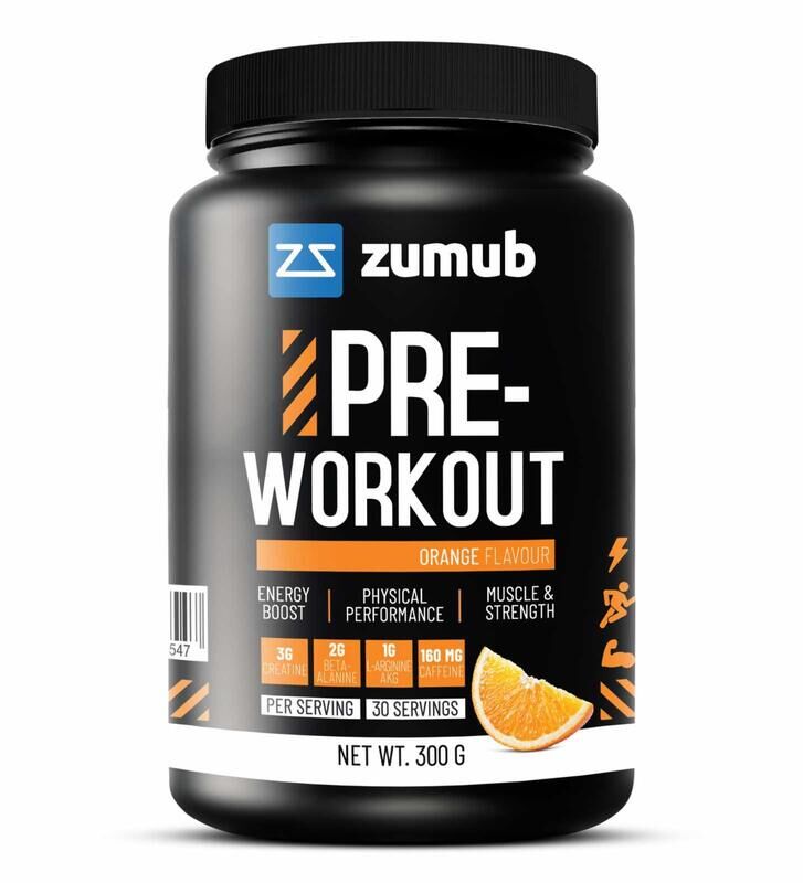 Pré-Treino Zumub - 300g Sabor Orange
