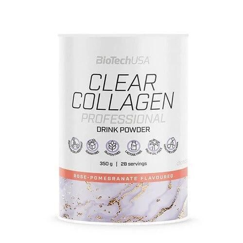 Clear Collagen Pro Biotech - 350g Sabor Rose-Pomegranate