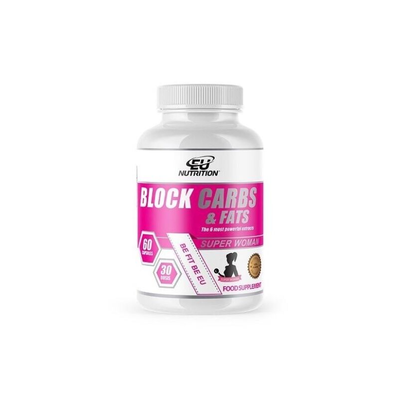 Block Carbs & Fats Eu Nutrition - 60 Cápsulas