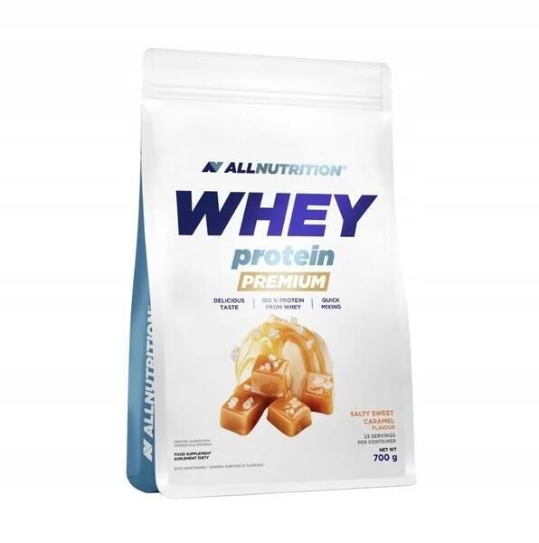 Whey Protein Premium AllNutrition - Sabor Caramelo Salgado - 908g