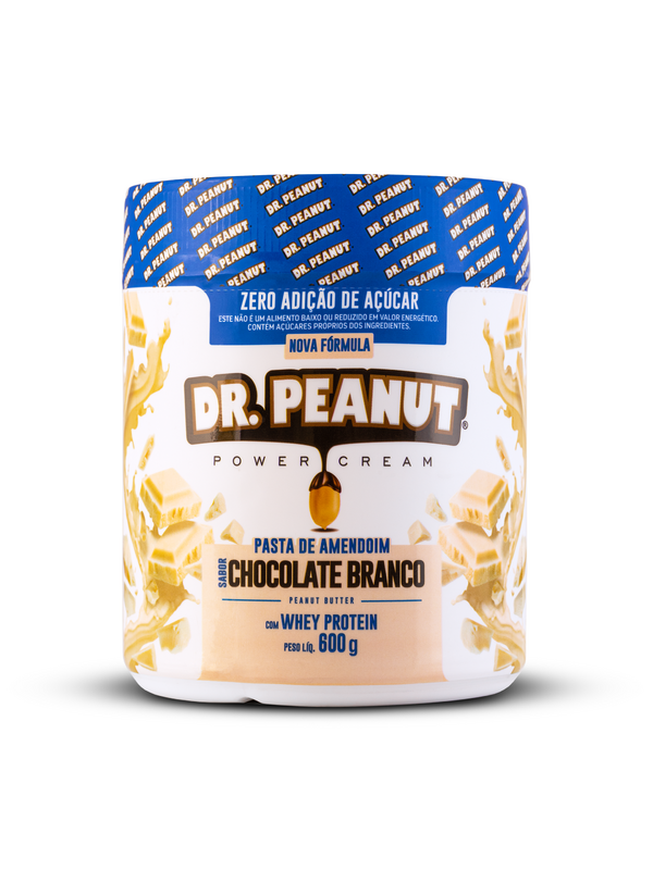 Dr. Peanut Chocolate Branco - Creme de Amendoim 500g